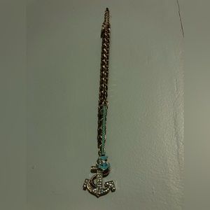 Betsey Johnson Anchor Necklace